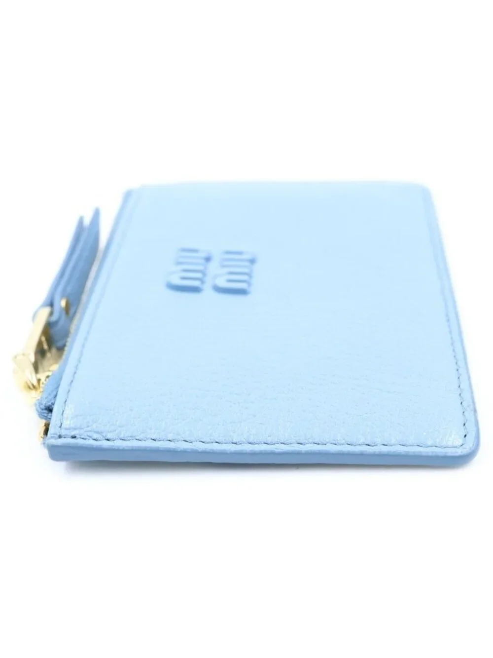 Miu Miu Fragment Case Blue White Leather